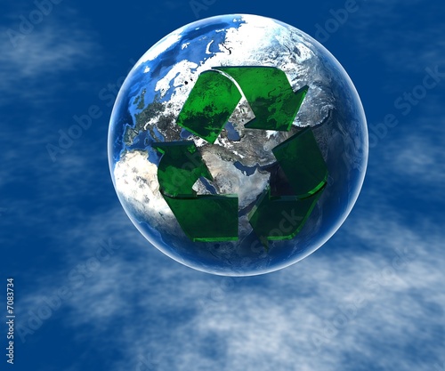 Logo Recycling Erde