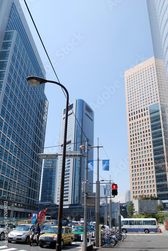 street scene tokyo shiodome
