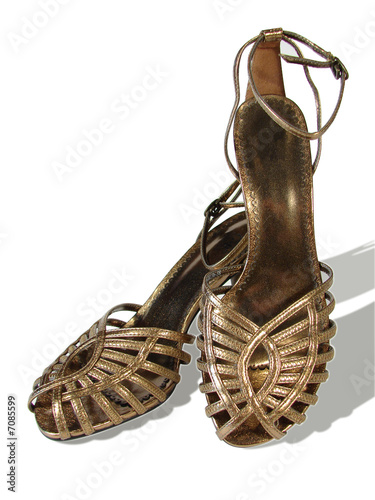 Gold sandals