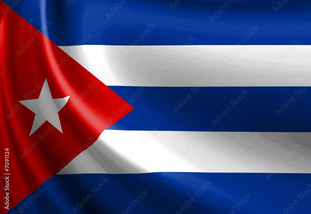 Fototapeta premium Cuban flag