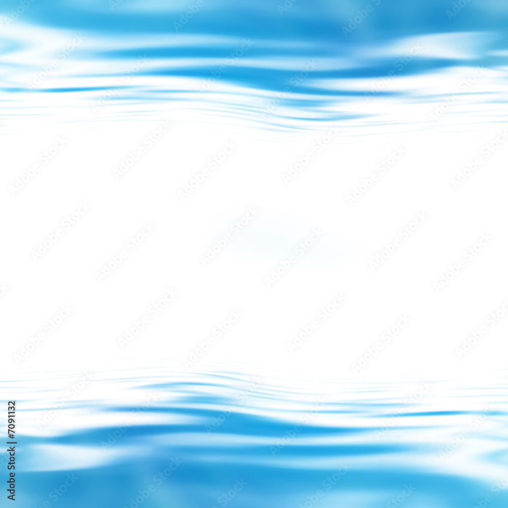 Fototapeta premium A soft blue wave