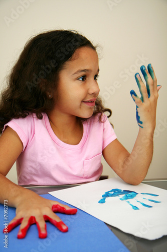 Girl Painting