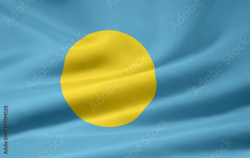 Palauische Flagge photo
