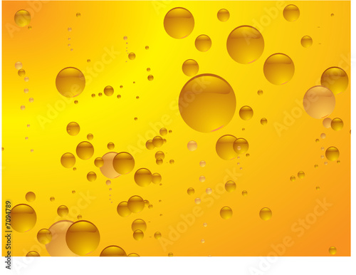 subtle amber bubble background illustrated with copy space