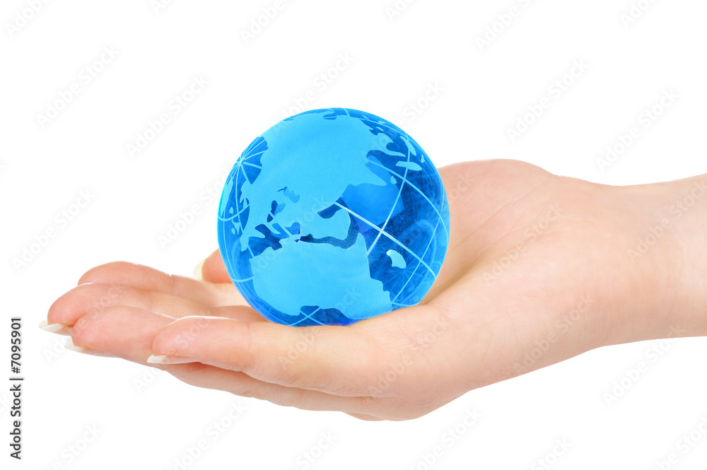 hand of the person holds globe hand of the person holds globe