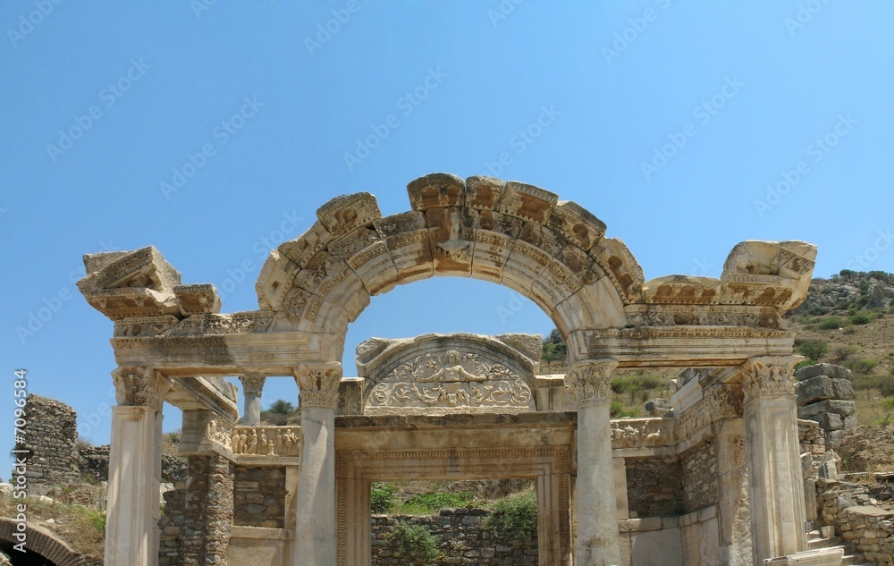 Antiquity greek city- Ephesus.  