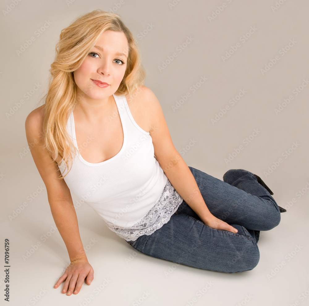 Beautiful Blonde Relaxing Beautiful Blonde Relaxing