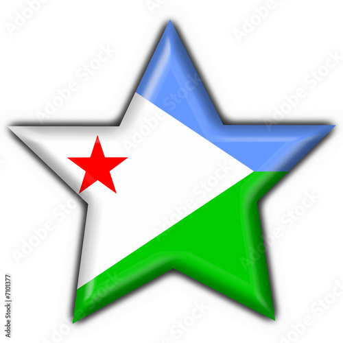 Free Download djibouti button flag star shape - GFXLoad