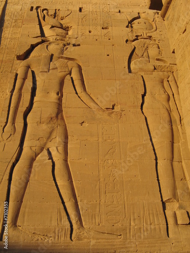 Isis & Horus, Philae Temple, Aswan