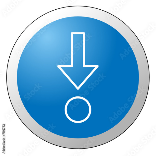 Pfeil runter - Icon