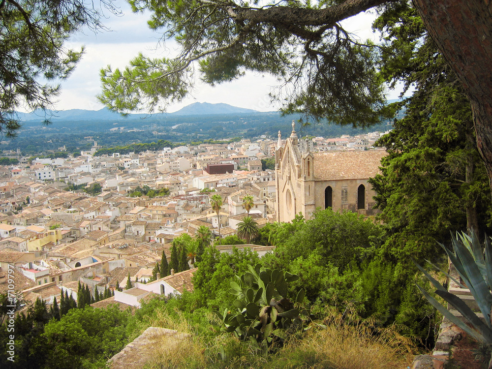 Fototapeta premium spanisches Dorf