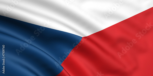 Obraz na plátně Flag Of Czech Republic