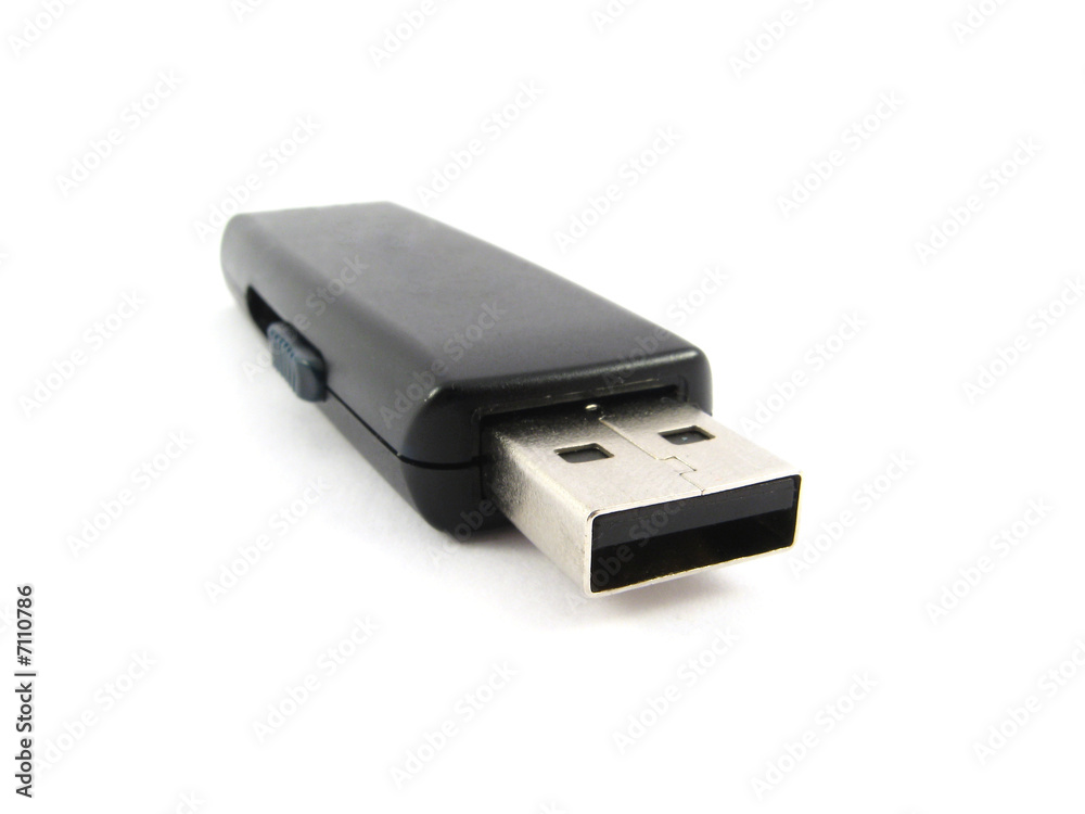 USB flash memory stick isoleted on white background USB flash memory stick isoleted on white background