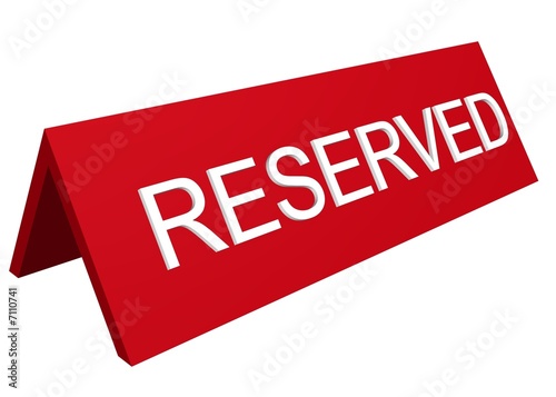 Reserved sign