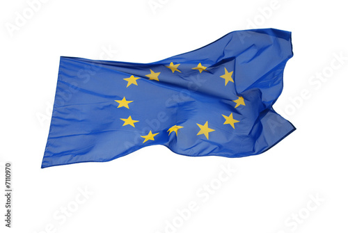 Isolated European flag