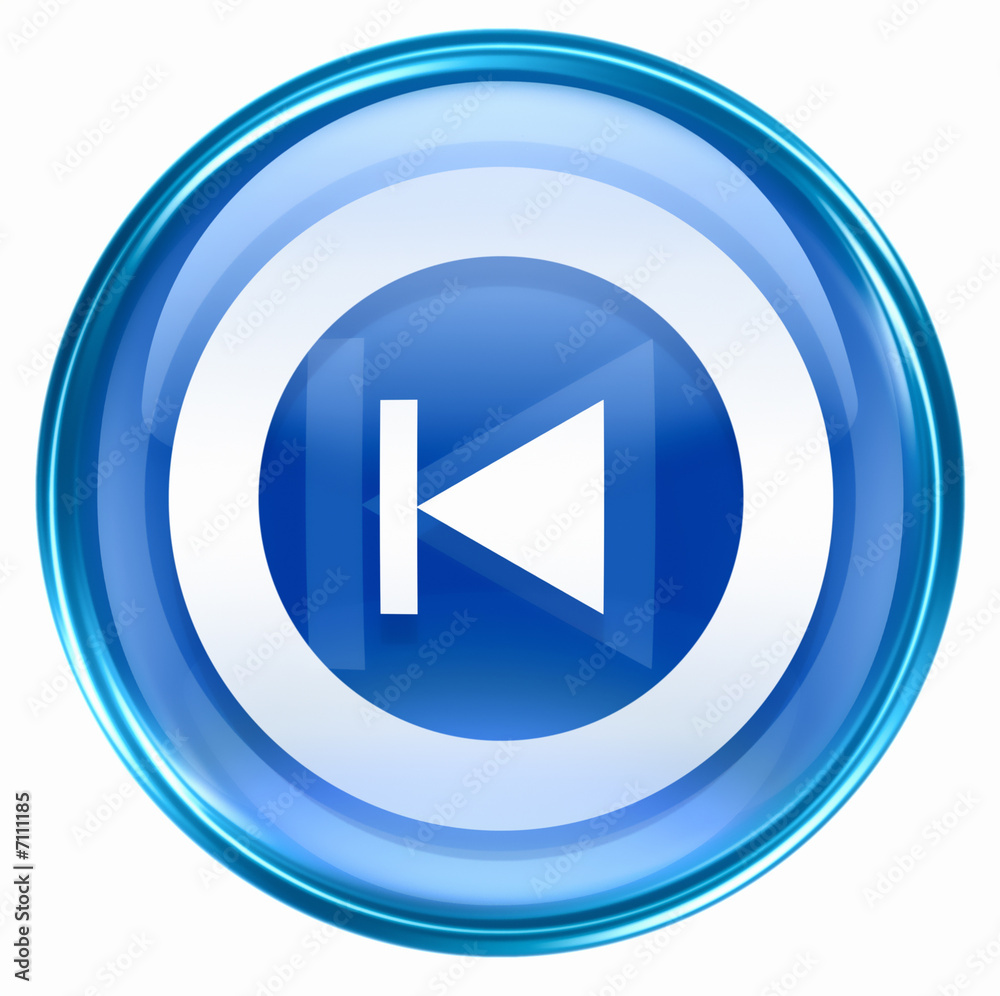 Next icon blue, isolated on white background Next icon blue, isolated on white background