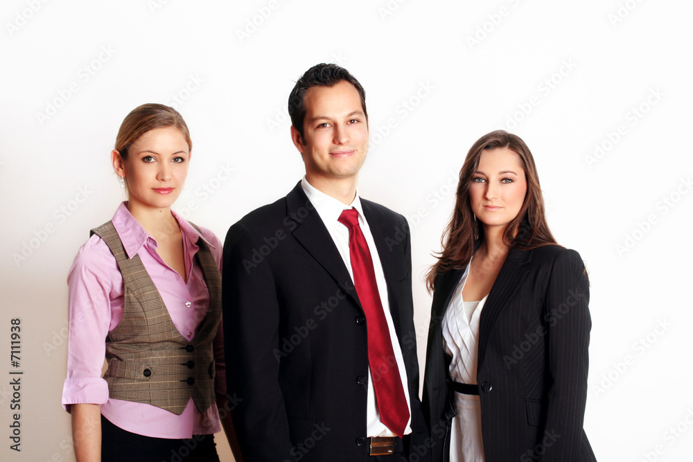 portrait of a young successful business team