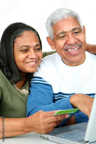 Seniors On Computer