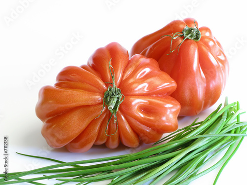 tomates anciennes " coeur de boeuf "