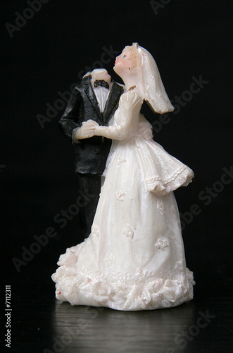 miniature statuette of brainless bridgegroom
