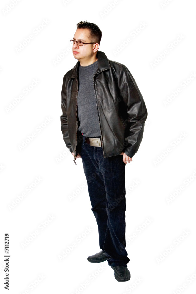 Isolated Young Man Standing Isolated Young Man Standing