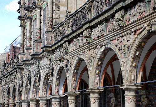 Bremer Rathaus - Portal mit Arkaden photo