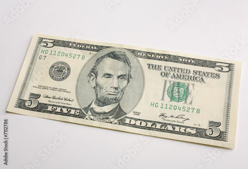 five dollar bill I photo
