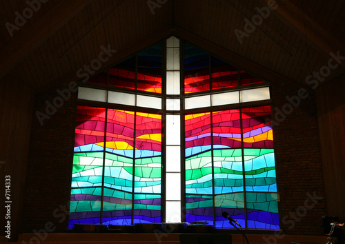 Принти на полотні stained glass icon