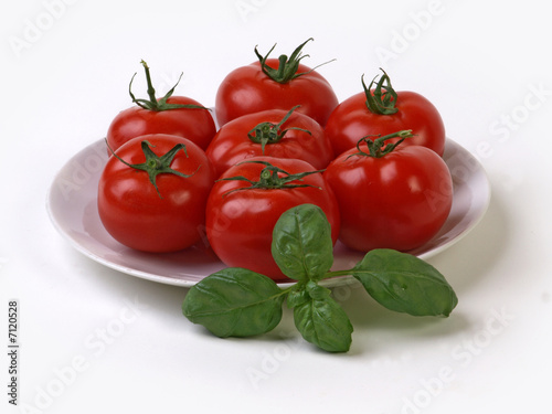 tomatoes and basil