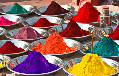 Obraz na płótnie Colors, India. w salonie
