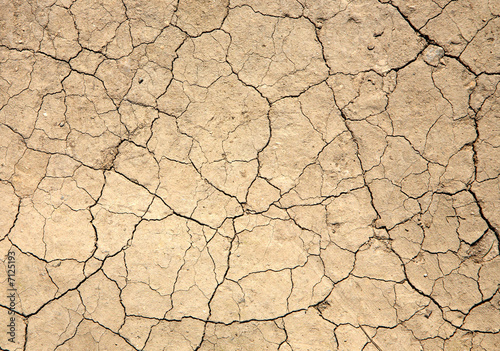 Cracked mud natural abstract background.