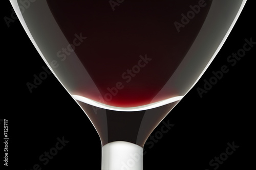 VERRE DE VIN ROUGE FD NOIR