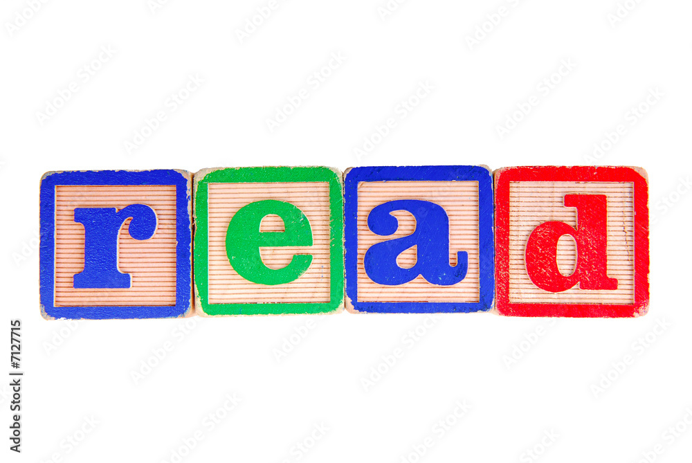 READ in Wooden Blocks READ in Wooden Blocks