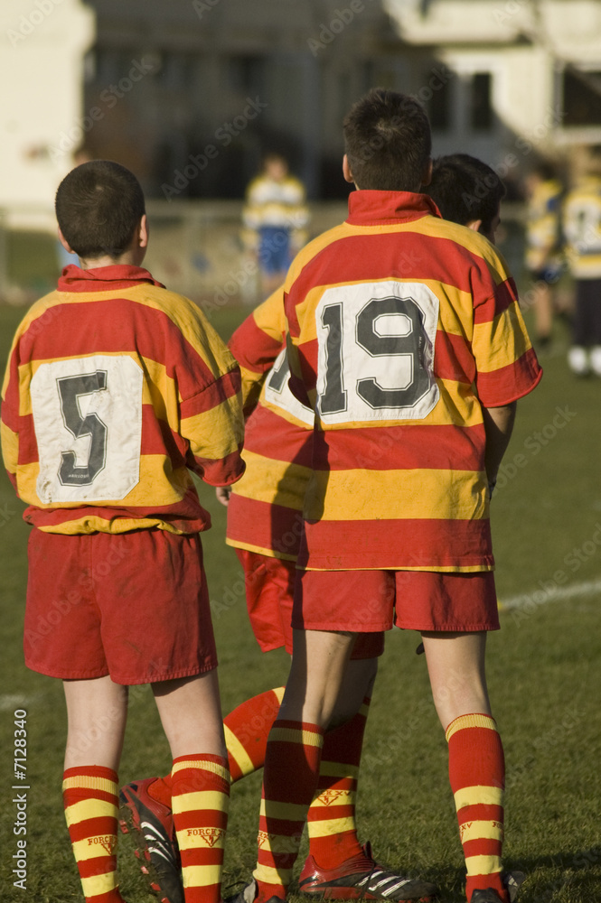 Fototapeta premium joueurs rugby