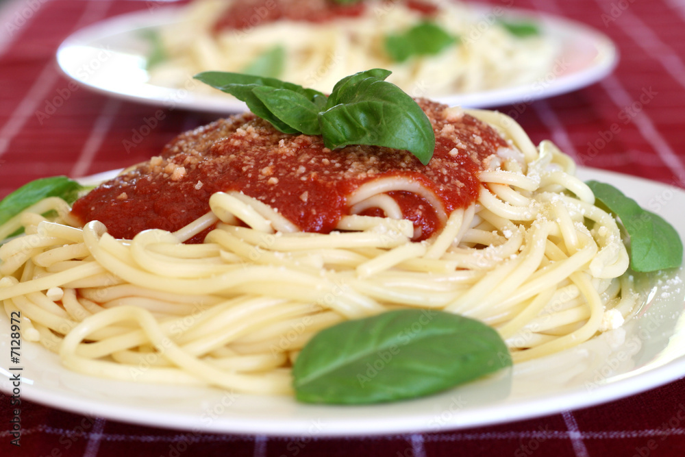 Pasta with Tomato Sauce and Basil Pasta with Tomato Sauce and Basil