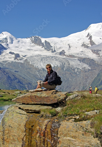 Wandern in der Gletscherregion Saas Fee