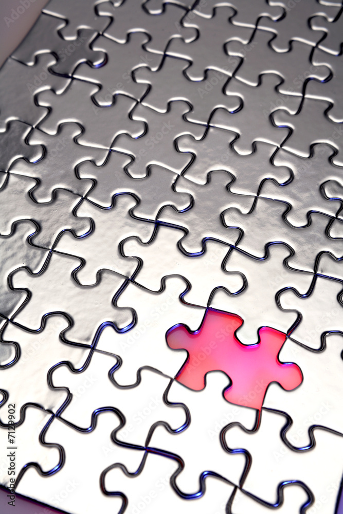 Piece missing from jigsaw puzzle Piece missing from jigsaw puzzle