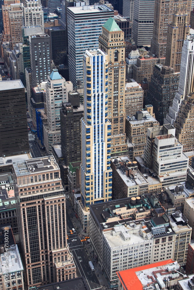 Fototapeta premium Panoramic view of the New York City skyline