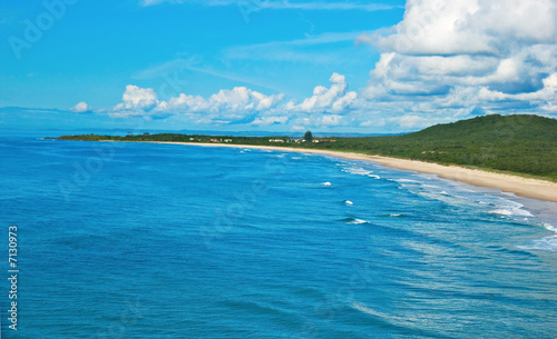 tropical beach coastline