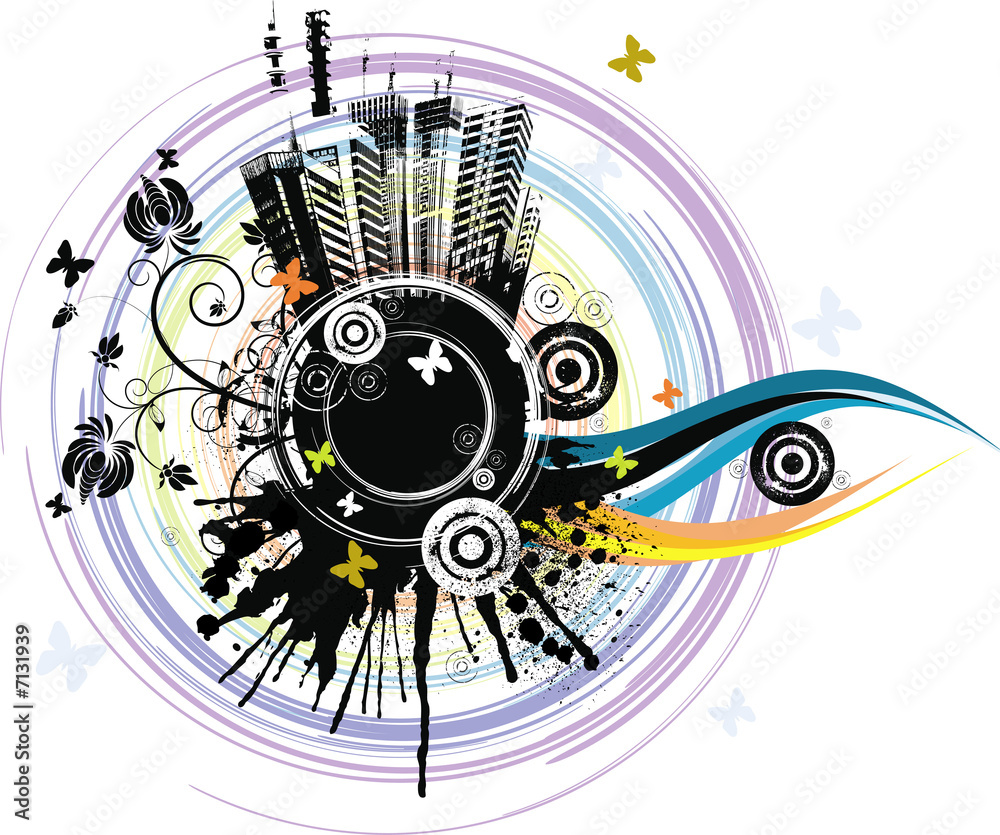 Fototapeta premium Abstract Earth theme