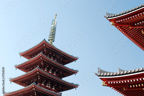 Senso-ji (Pure Land) Buddhist Temple, Asakusa, Tokyo, Japan