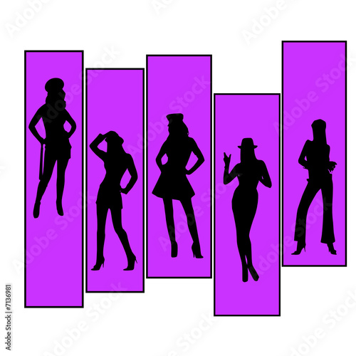 fashion woman background