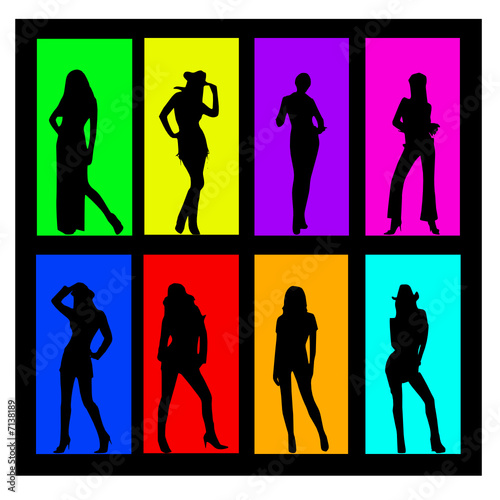 fashion sexy woman background