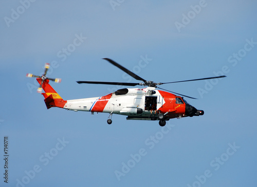 Coast guard helicopter