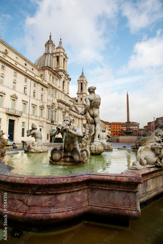 Fototapeta premium Piazza Navona Fountain