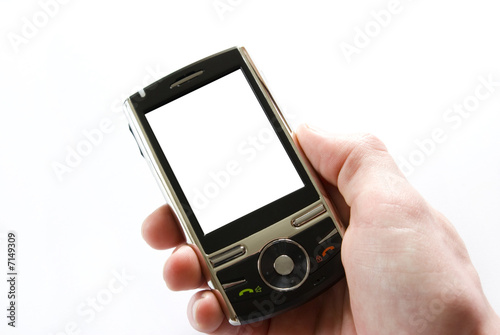 Wallpaper Mural hands with smartphone Torontodigital.ca