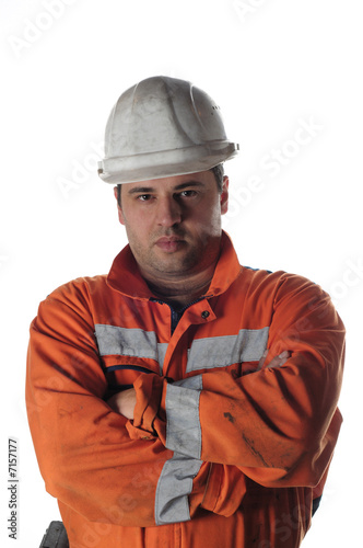 portrait of a mine worker
