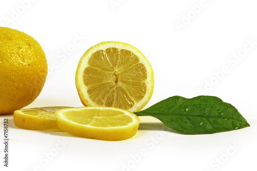 lemon studio isolated photo