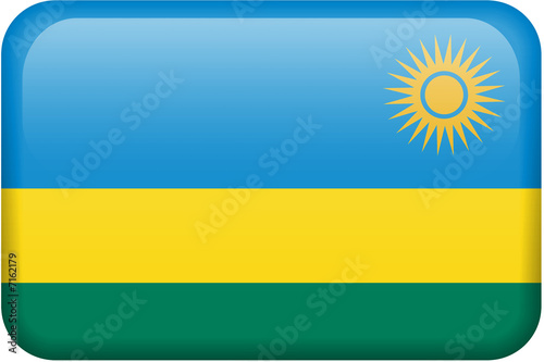 Rwanda Flag Button photo