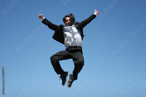 Ecstatic businessman © MaxFX